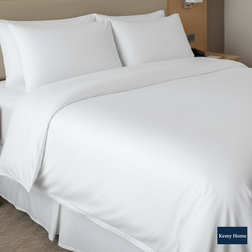 Otel Nevresim Takımı Çift Kişilik pamuk kumaş