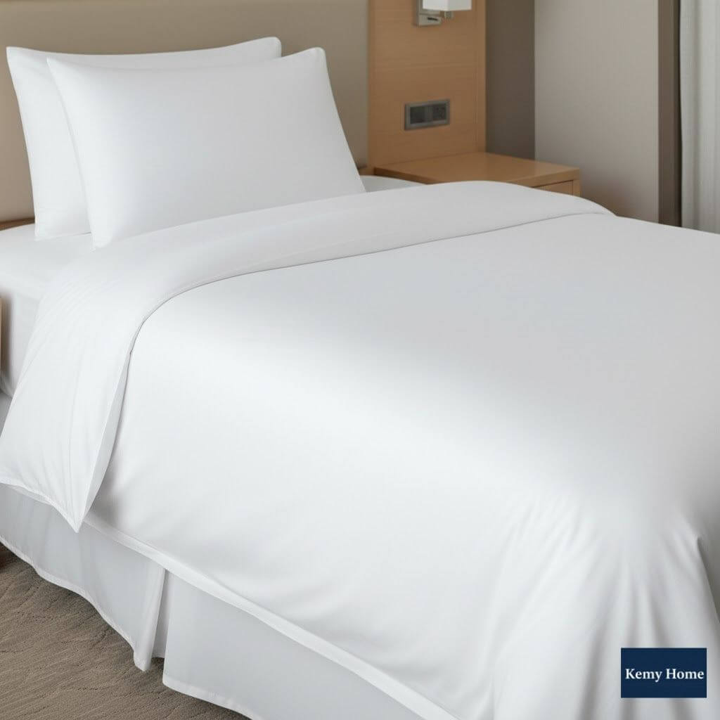 Otel Nevresim Takımı Tek Kişilik beyaz