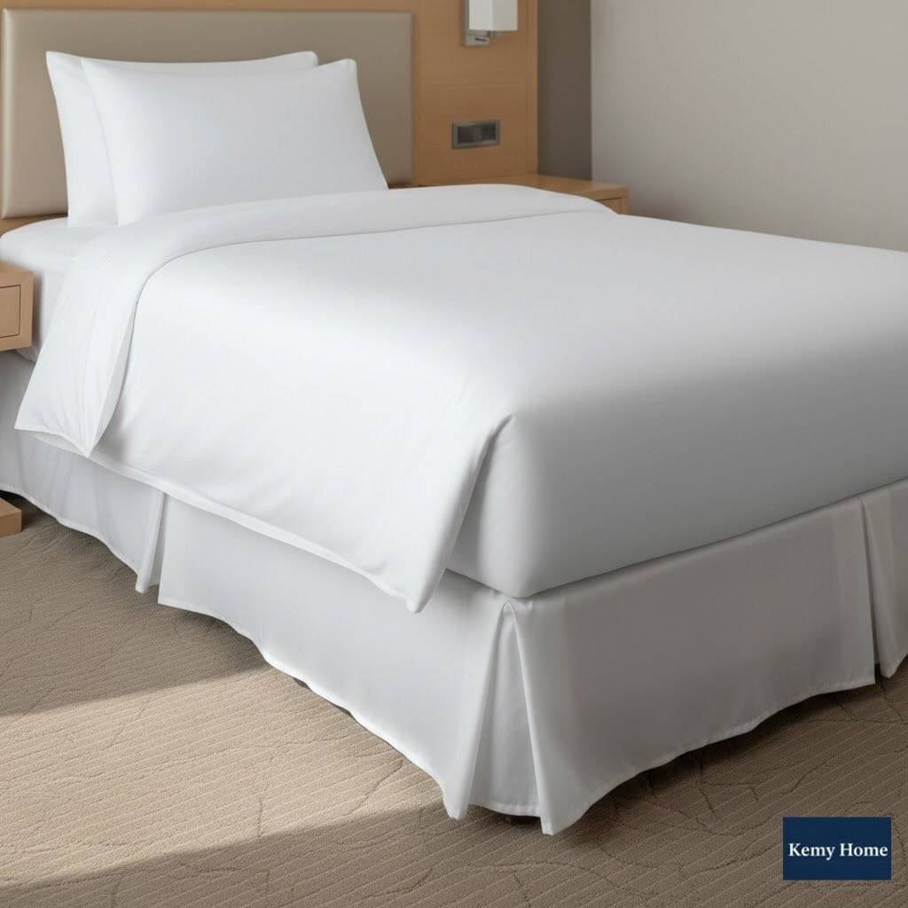 Otel Nevresim Takımı Tek Kişilik pamuk kumaş