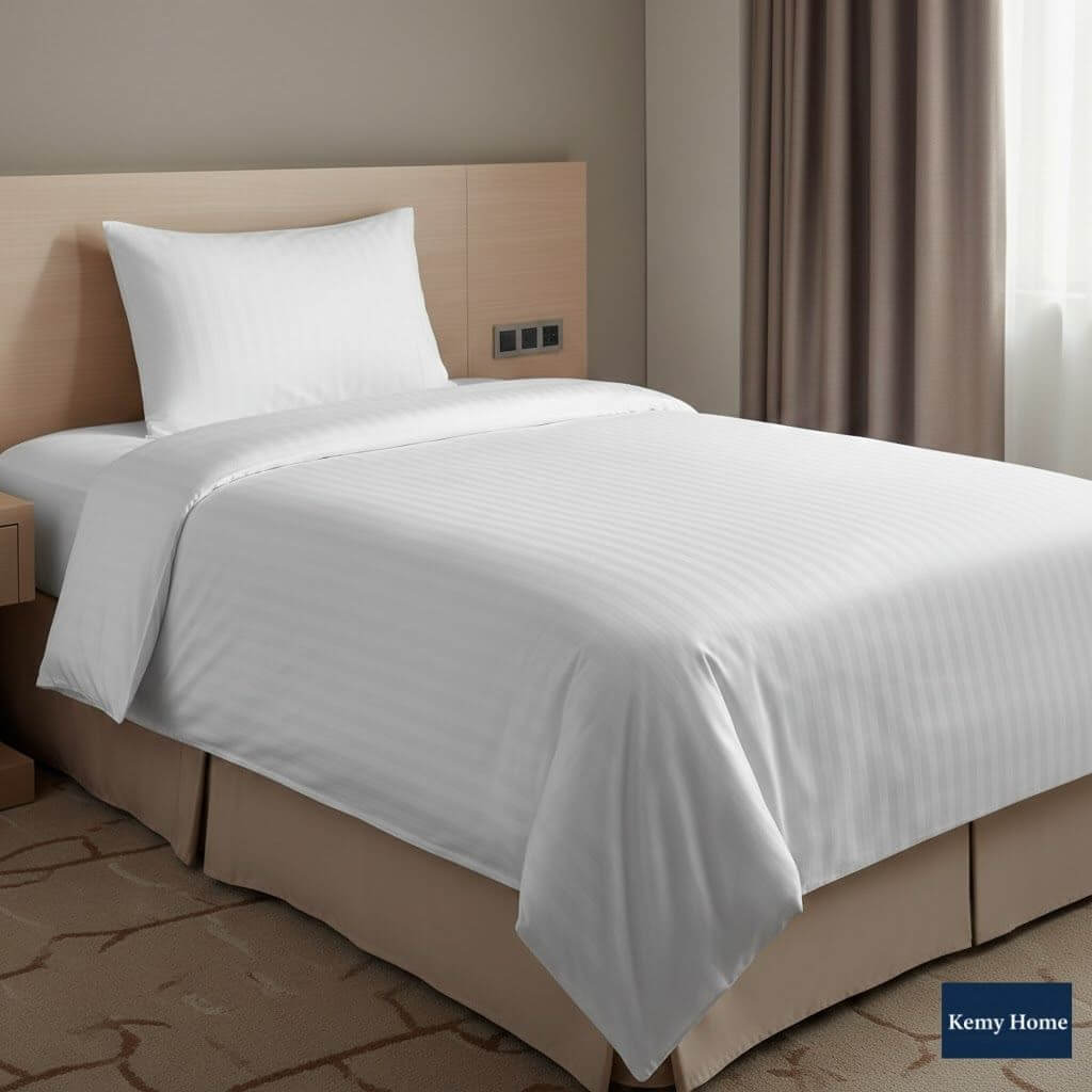 Mikrofiber Nevresim Takımı Beyaz