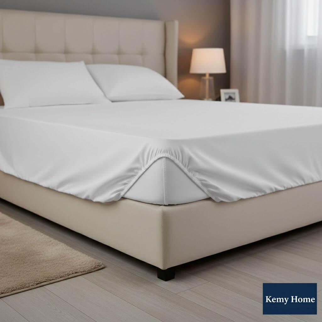 Lastikli Çarşaf Takımı Çift Kişilik yatağa tam oturan